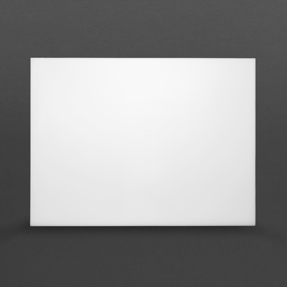 Hygiplas Hochdichte Weiße Schneidebrett Groß 600x450x12mm, Bild 3