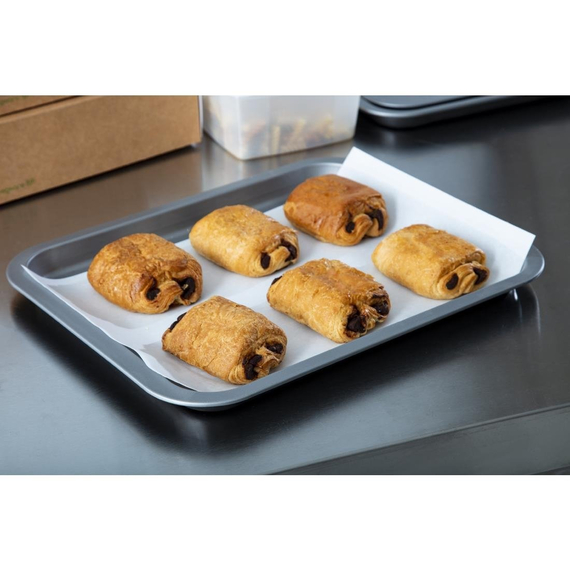 Fiesta kompostierbare Burgerverpackungen Weiß 250x200 (200 Stück), Bild 5