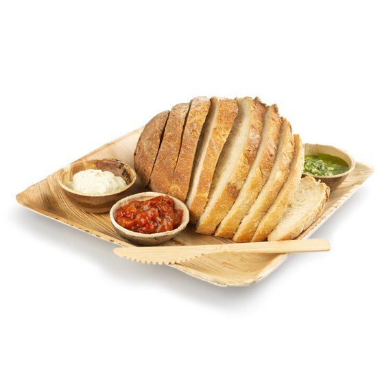 Sier Einwegbesteck Messer Bambus 170 mm (50 Stück), Bild 2