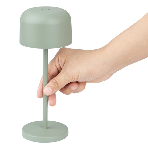 Olympia Siena Tischlampe Runde Kuppel Salbei 200mm, Bild 5