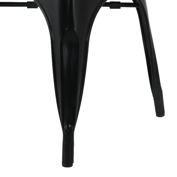 Bolero Bistro Curve Stühle Schwarz (4 Stück), Bild 7