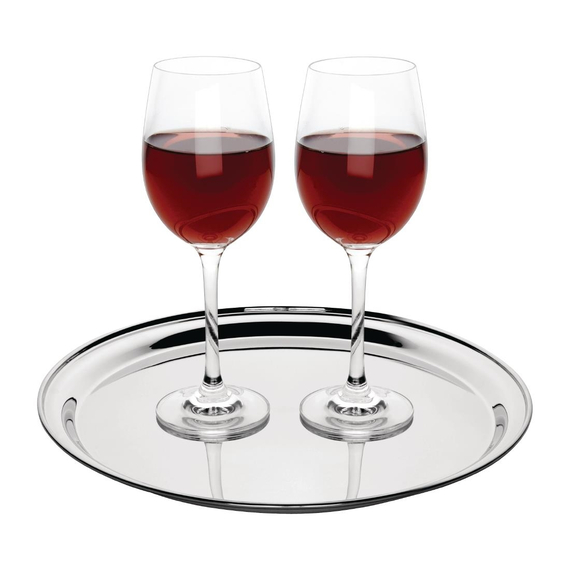 Olympia rundes Serviertablett Edelstahl 30,5cm, Bild 6