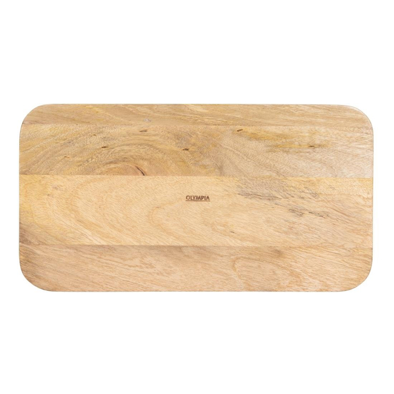Olympia Mango Wood Rechteckiges Tablett Tief Mit Rand 430x230mm, Bild 7