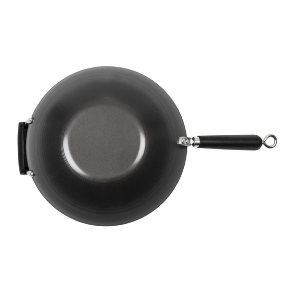 Antihaftbeschichteter Wok mit flachem Boden 35,5cm, Bild 4