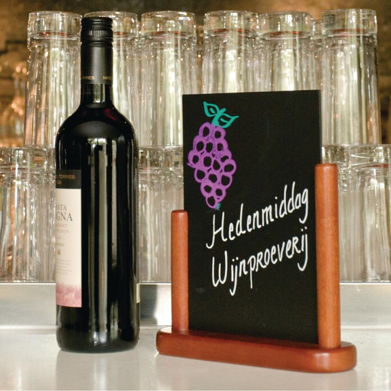 Securit Tischtafel Mahagoni A5, Bild 3