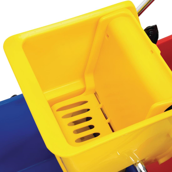 Jantex doppelter Moppeimer mit Mopppresse 2 x 23L, Bild 3