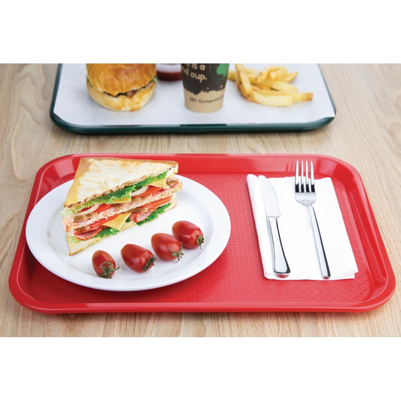 Olympia Kristallon Fast-Food-Tablett rot 41,5 x 30,5cm, Bild 5