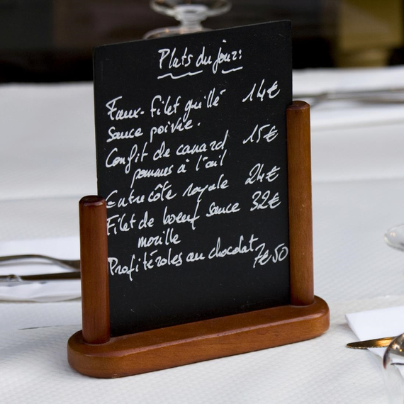 Securit Tischtafel Mahagoni A5, Bild 4