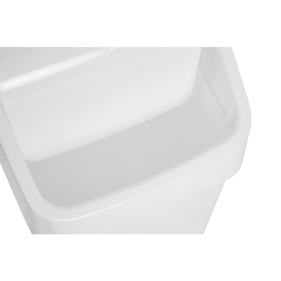 SYR Abfalleimer mit Schwingdeckel weiß 50L, Bild 6