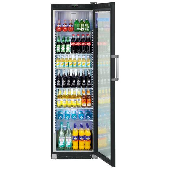 Liebherr FKDv 4523 PremiumPlus Getränkekühlschrank mit Glastür, Display und LED, Farbe: Schwarz, Modell: FKDv 4523, Bild 2