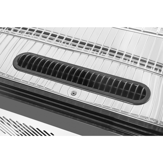 Polar G-Serie Theken-Kühlschrank Schwarz Quadratisches Glas 160L, Bild 7