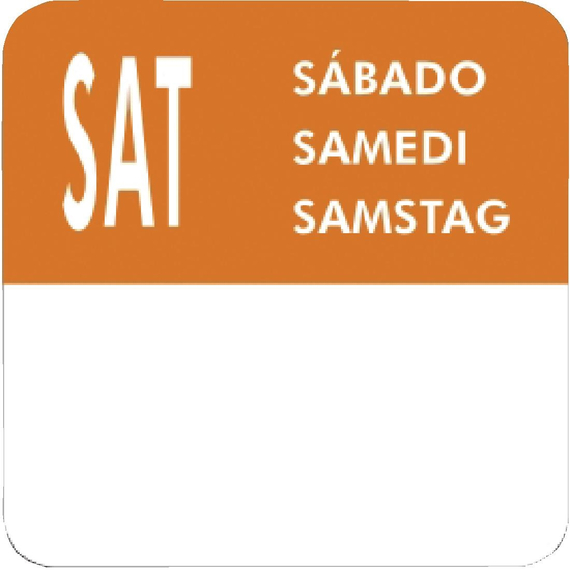 Vogue entfernbare Wochentagetiketten 2,5cm (7000 Stück), Bild 7