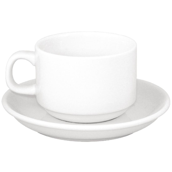 SONDERANGEBOT Athena Hotelware Kombiset Kaffeetassen 20cl mit Untertassen (24 Stück)