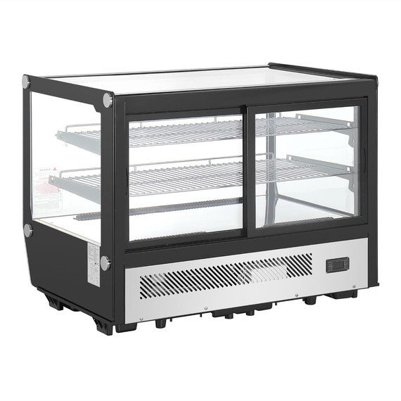Polar G-Serie Theken-Kühlschrank Schwarz Quadratisches Glas 160L, Bild 5