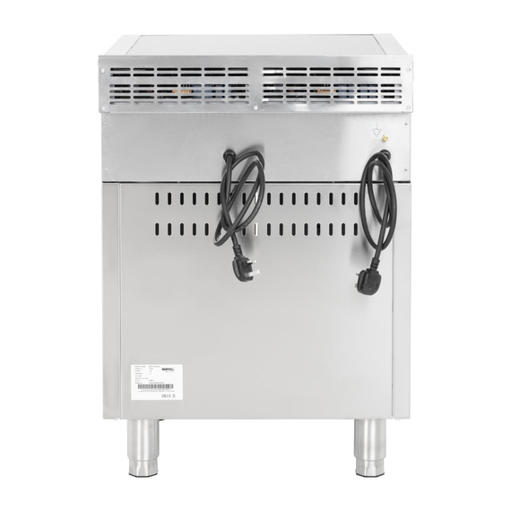 Buffalo 600 Serie 4 Zonen Freistehendes Induktionskochfeld 2x 3kW, Bild 9