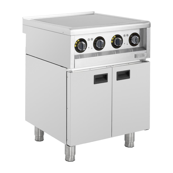 Buffalo 600 Serie 4 Zonen Freistehendes Induktionskochfeld 2x 3kW, Bild 2