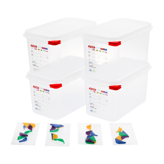 Araven GN1/4 Lebensmittelbehälter 4,3L (4 Stück), Bild 6