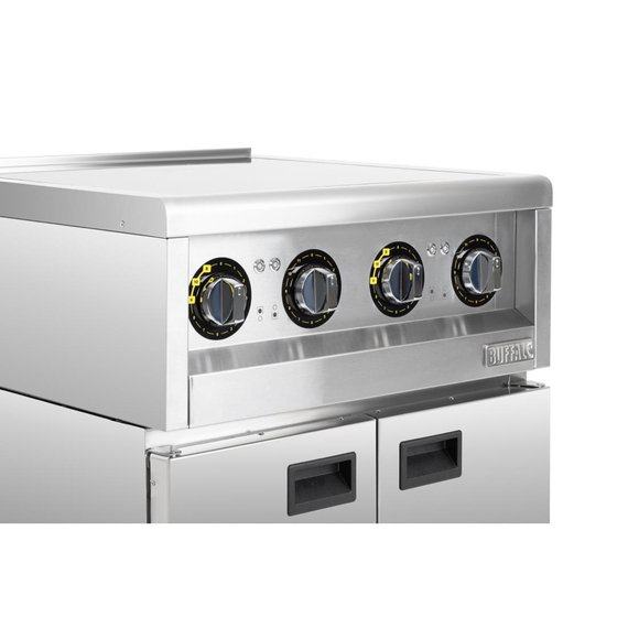 Buffalo 600 Serie 4 Zonen Freistehendes Induktionskochfeld 2x 3kW, Bild 8