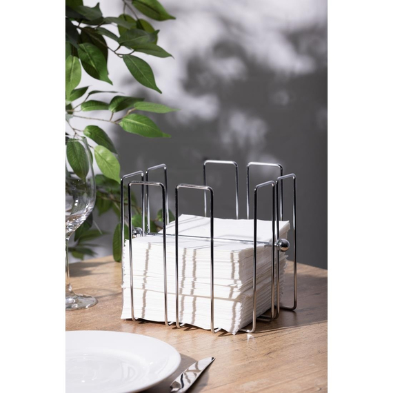 Olympia Serviettenhalter mit Gewicht 19 x 19cm, Bild 5