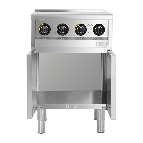 Buffalo 600 Serie 4 Zonen Freistehendes Induktionskochfeld 2x 3kW, Bild 6