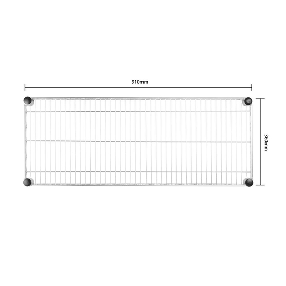 Vogue Gitterwandregal mit Halterungen 91cm breit, Bild 5