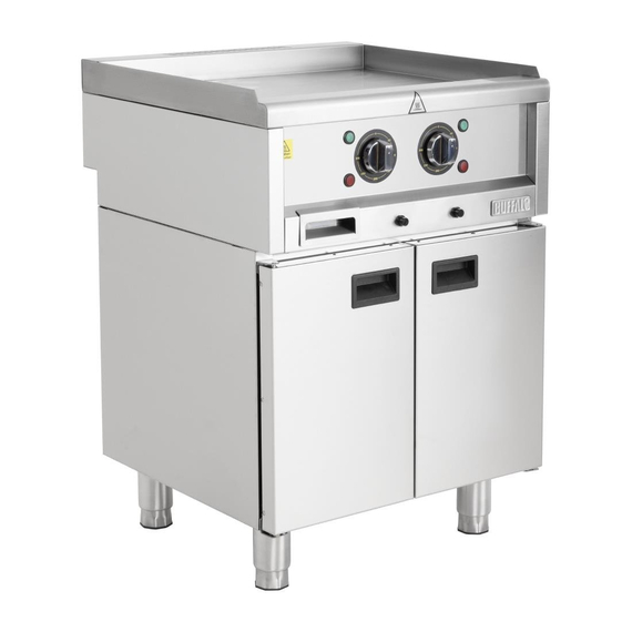 Buffalo 600 Serie freistehendes elektrisches Griddle 600mm