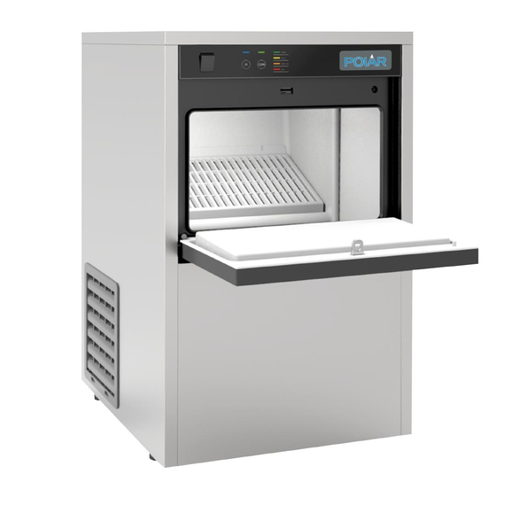Polar U-Serie Tisch-Eiswürfelmaschine mit UVC 20kg