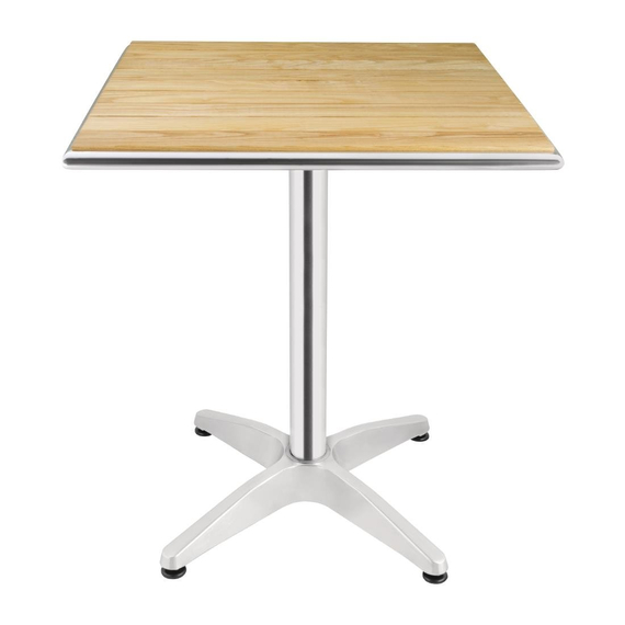 Bolero quadratischer Tisch Eschenholz 1 Bein 60cm, Bild 2