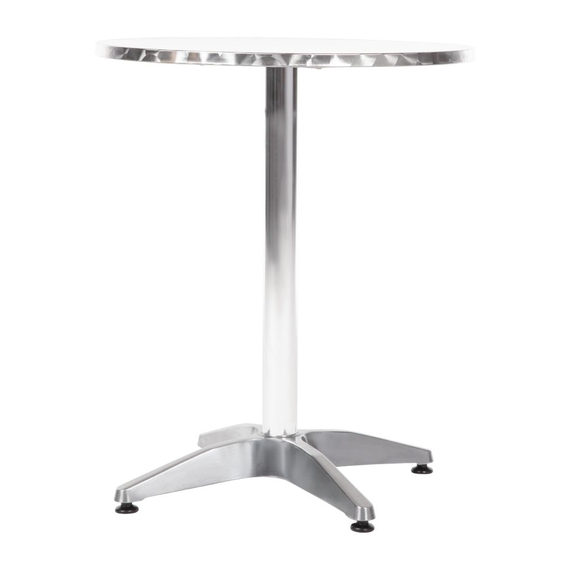 Bolero runder Bistrotisch Edelstahl 1 Bein 60cm, Bild 3