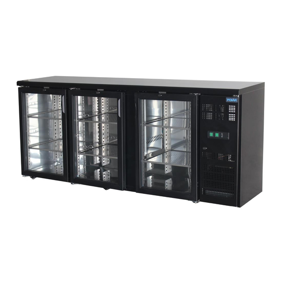 Polar U-Serie Premium Bar Kühlschrank mit 3 Türen Display, Bild 5