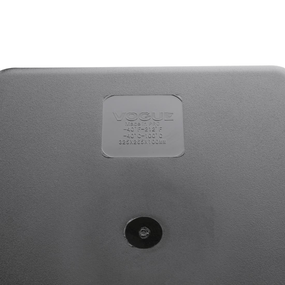 Vogue GN-Behälter GN1/2 schwarz 100mm, Bild 7