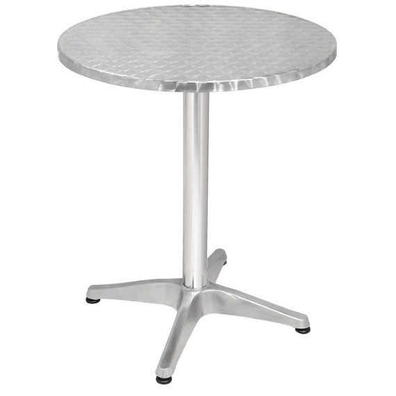 Bolero runder Bistrotisch Edelstahl 1 Bein 60cm, Bild 7