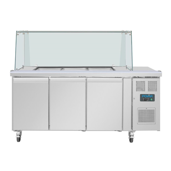 Polar U-Serie Premium Dreitürige Saladette Thekenkühlschrank Polar U-Serie, Bild 5