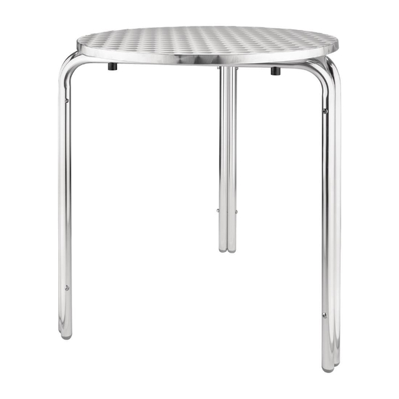 Bolero runder Bistrotisch Edelstahl 3 Beine 60cm, Bild 2
