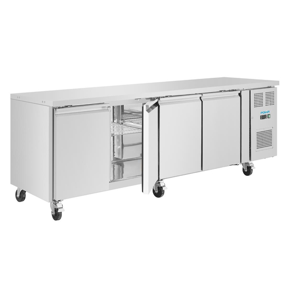 Polar U-Serie Arbeitstisch-Kühlschrank mit vier Türen 553Ltr, Bild 4