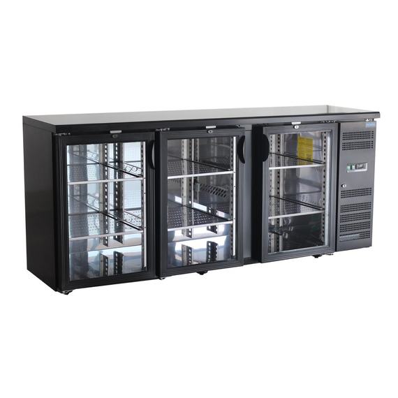 Polar U-Serie Premium Bar Kühlschrank mit 3 Türen Display, Bild 4