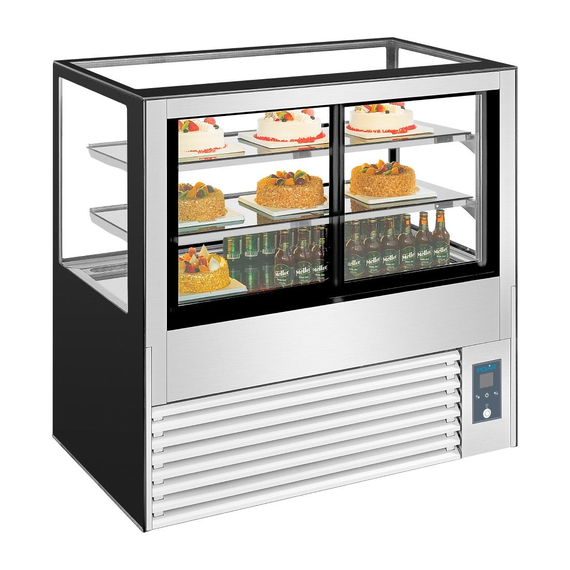 Polar U-Serie Deli-Display-Kühlschrank 385Ltr