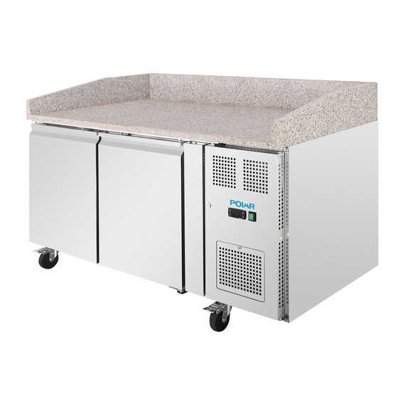 Polar U-Series Doppelter Pizzatisch mit Granitplatte 428Ltr, Bild 3