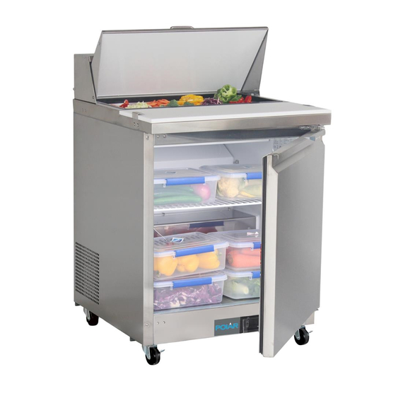 Polar U-Serie Premium Einzeltür Mega Top Prep Thekenkühlschrank 154 Liter, Bild 6
