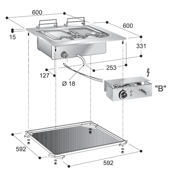 Combisteel El. Nudelkocher, Bild 2