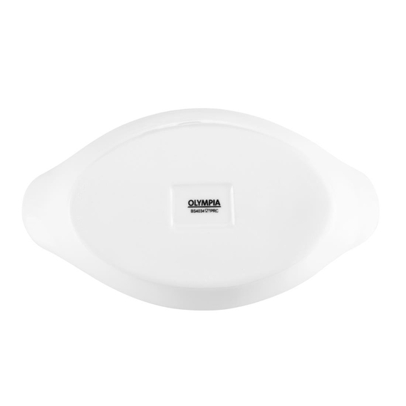 Olympia Whiteware ovale Gratinschalen weiß 20,4 x 11,5cm (6 Stück), Bild 8
