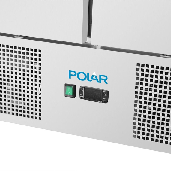 Polar U-Serie Belüfteter 2 Türen Saladette Tresen, Bild 6