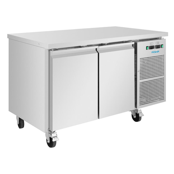 Polar U-Series Doppeltüriger Untertheken-Kühl-/Gefrierschrank 124Ltr, Bild 2