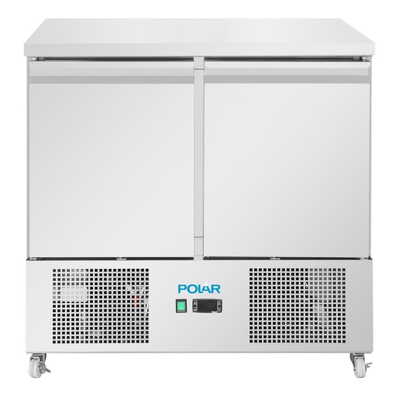 Polar U-Serie Belüfteter 2 Türen Saladette Tresen, Bild 3