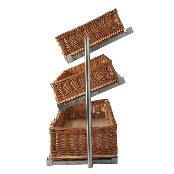 Combisteel Brotkorb Etagere 3 Hoch Breit Modell  Inkl. Körbe, Bild 6