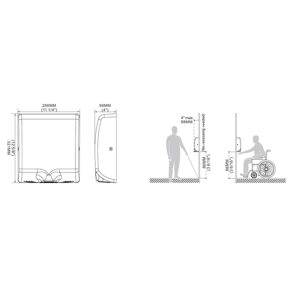 Combisteel Händetrockner Hd-30, Bild 2