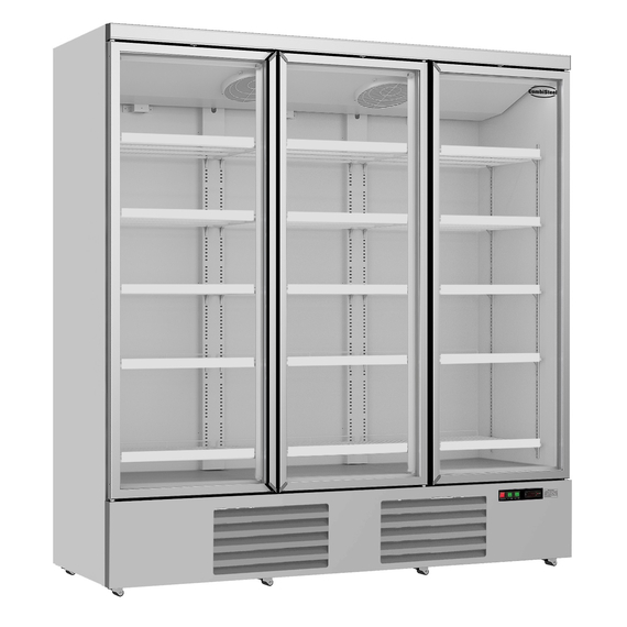 Combisteel Kühlschrank 3 Glastüren Jde-1530R