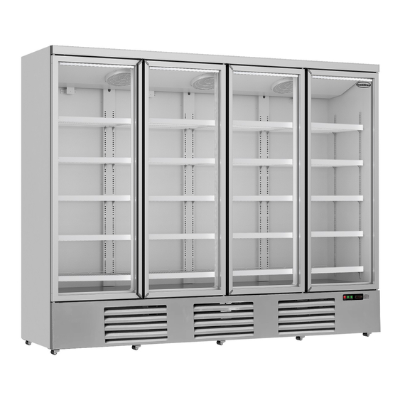 Combisteel Kühlschrank 4 Glastüren Jde-2025R