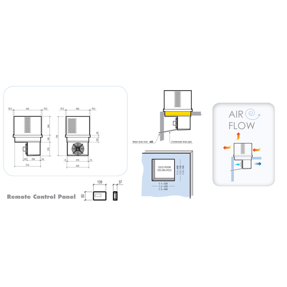 Combisteel Deckenstopfer Kühlaggregate 8,2-14,1 M3, Bild 2