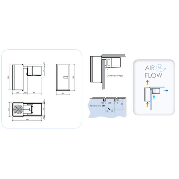 Combisteel Kühlaggregate Huckepack 6-10,4 M3 Small – Breite 400 – Art.-Nr.: 7492.0065, Bild 2